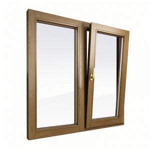 Пластиковое окно двухстворчатое Citylux 70 мм 1 камерный стеклопакет ламинированное энергосберегающее