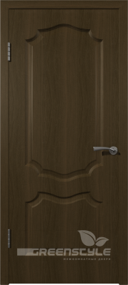 Межкомнатная дверь GLSigma 91 Ольха коричневая