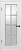 Межкомнатная дверь Порта Белая эмаль стекло